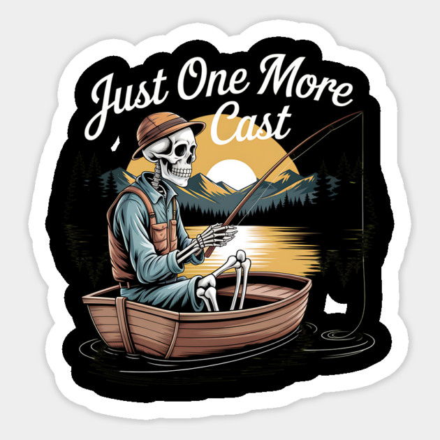 Just One More Cast Sticker by BA
