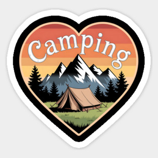 Love Camping Sticker