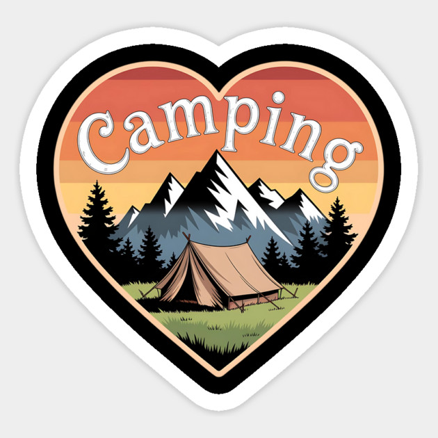 Love Camping Sticker by BA
