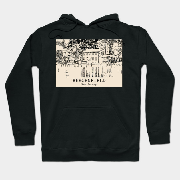 Bergenfield - New Jersey Hoodie by Lakeric