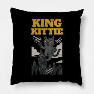 King Kittie – Giant Cat City Takeover Pillow