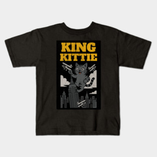 King Kittie – Giant Cat City Takeover Kids T-Shirt