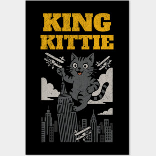 King Kittie – Giant Cat City Takeover Posters and Art