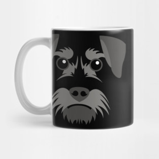 Miniature Schnauzer Dog Face Mug