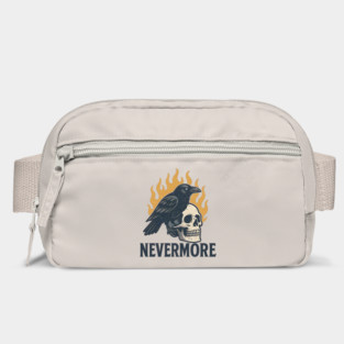 Nevermore Raven And Skull Bag