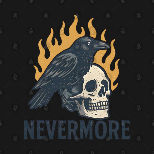 Nevermore Raven And Skull by Maggie's Store 3
