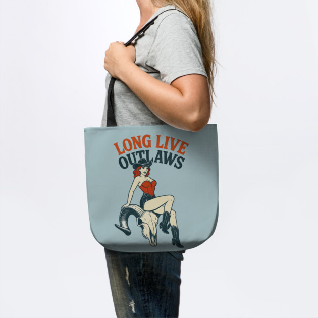 Pin Up Girl Long Live Outlaws by Maggie's Store 3