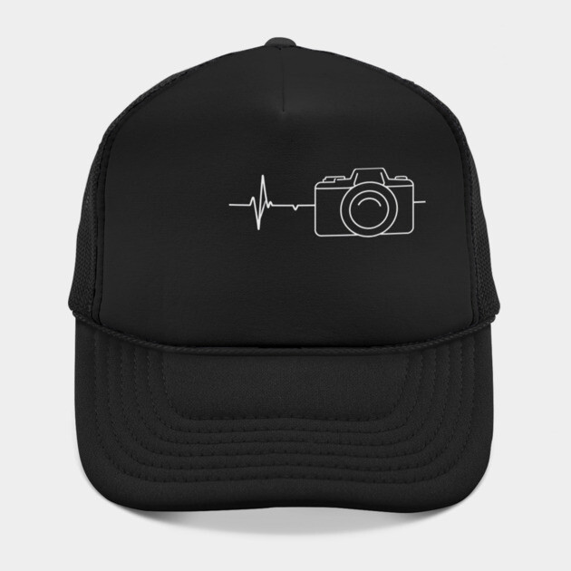 Minimalist Camera Heartbeat Photo. camera heartbeat, photography lover, minimalist photo, creative passion. by OUTFITPAW