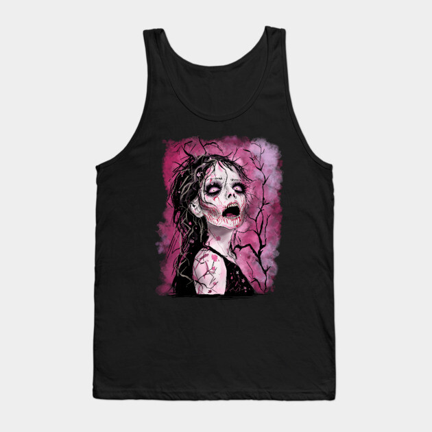 Surreal Zombie Tank Top by H. R. Sinclair