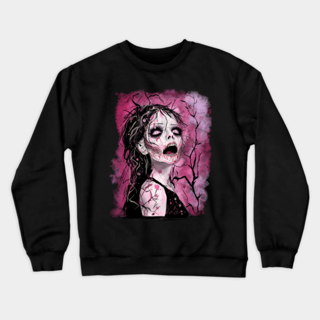 Surreal Zombie Crewneck Sweatshirt by H. R. Sinclair