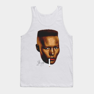 Grace Jones face vintage Tank Top