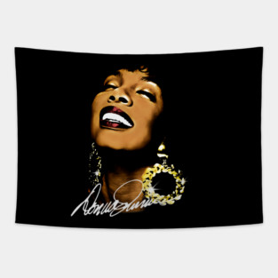 Donna Summer Face Vintage Tapestry