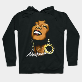 Donna Summer Face Vintage Hoodie