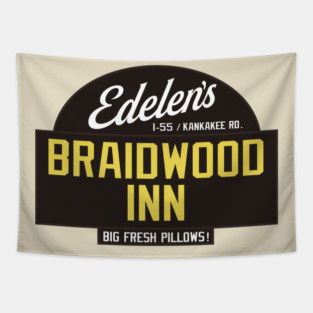 Edelen's Braidwood Inn - Planes Trains and Automobiles Tapestry