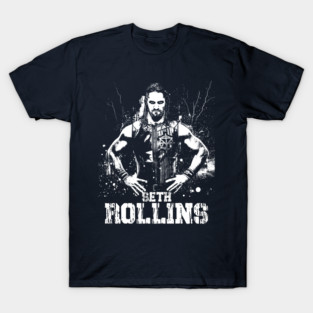 SETH ROLLINS - WHITE GRUNGE T-Shirt
