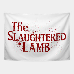 The Slaughtered Lamb RED Tapestry