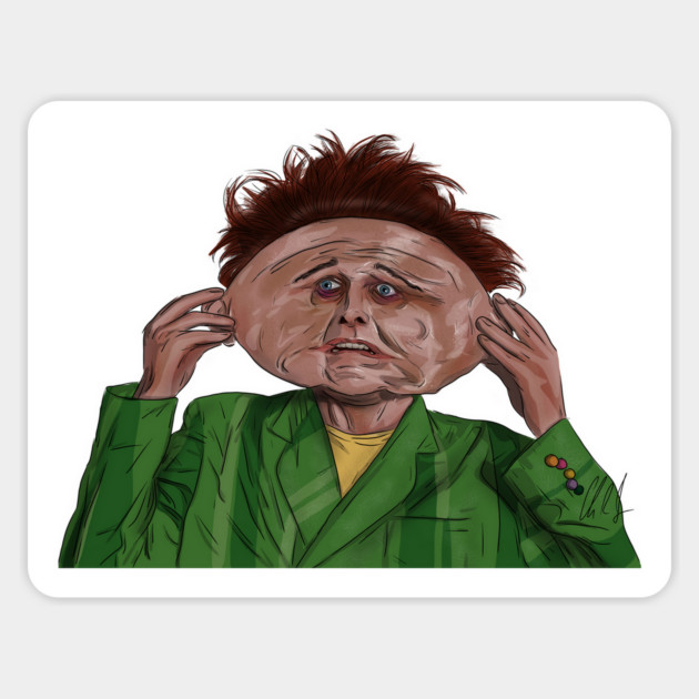 Drop Dead Fred: SQUASHED Magnet by 51Deesigns
