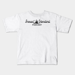 American International Podcast Logo Kids T-Shirt