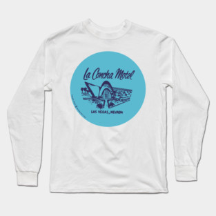 Vintage La Concha Motel Las Vegas Long Sleeve T-Shirt