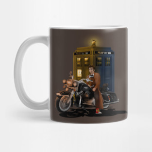10th Doctor with Big Motorcycle Mug