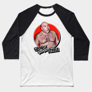George 'The Animal' Steele - Vintage Pro Wrestling Baseball T-Shirt