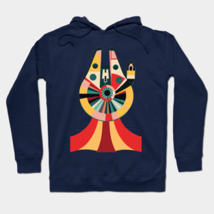 Smuggler’s Streak – Abstract Star Runner Hoodie