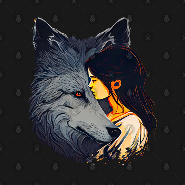 Wolf and Girl by WolfChamp