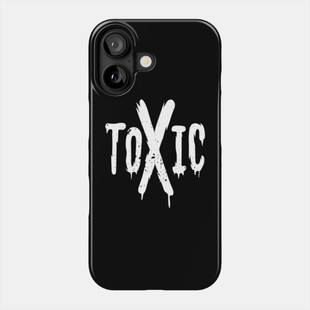 Toxic Sarcastic Provocative Attitude Warning Phone Case by Anticorporati