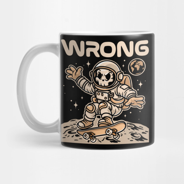 WRONG SPACE  – Moon Flip Edition by Wrongteeshirt