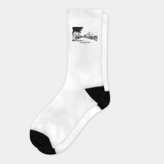 Eagle Pass - Texas Socks by Lakeric