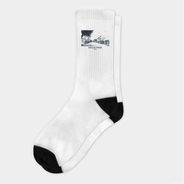 Eagle Pass - Texas Socks by Lakeric