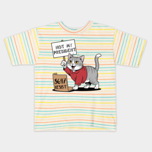 Cats-against-trump Kids T-Shirt