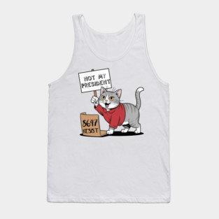 Cats-against-trump Tank Top