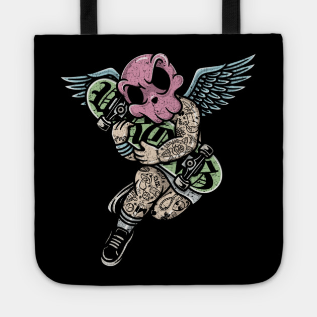 Angel Goes Wrong Tote by Wrongteeshirt