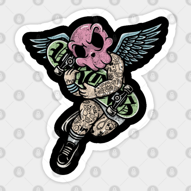 Angel Goes Wrong Sticker by Wrong