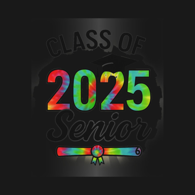 Class-of-2025-Senior-Graduation-Gold-Tie-Dye-Style-High-School-College-Grad-Gift by ArtistTee ⭐⭐⭐⭐⭐