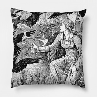Twelve Ravens Pillow