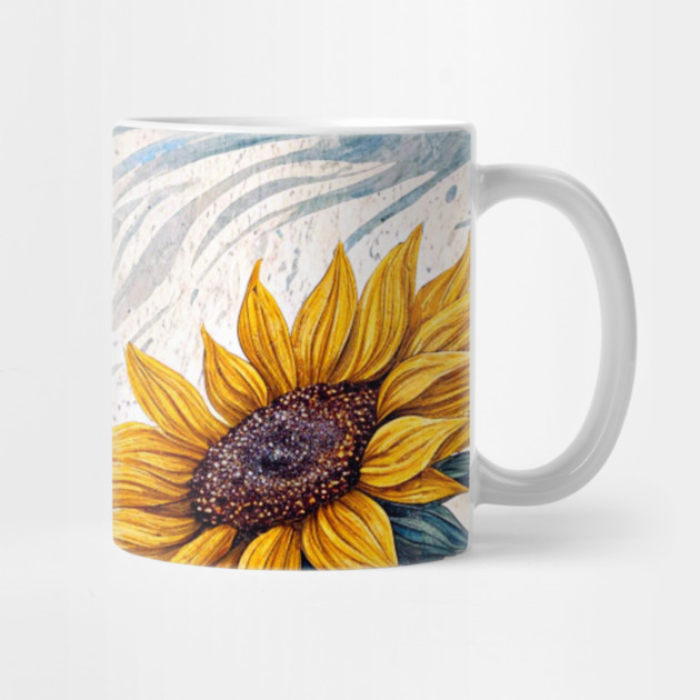 Starry Sunflowers – Van Gogh Inspired Floral Art by DonWillisJrArt