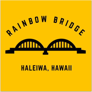 Rainbow Bridge - Haleiwa, Hawaii - North Shore Posters and Art