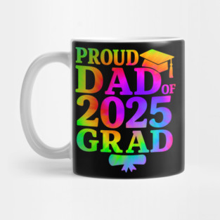 Proud-Dad-of-2025-Grad–Graduation-Gift-for-Father–Colorful-Class-of-2025-Senior Mug