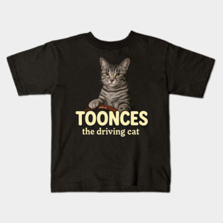 Toonces-The-driving-Cat Kids T-Shirt
