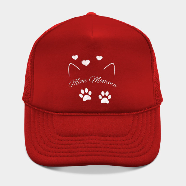 Meow Momma – Cute Cat Lover Design with Paws and Hearts by DonWillisJrArt