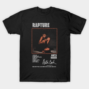 ANITA BAKER - RAPTURE ||ALBUM TRACKLIST || || T-Shirt