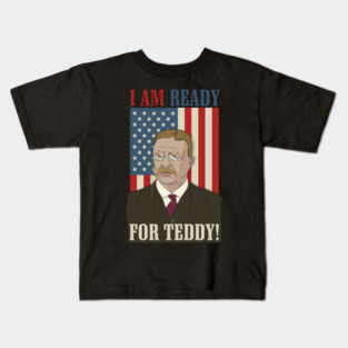 Theodore Roosevelt Election Poster Design Kids T-Shirt