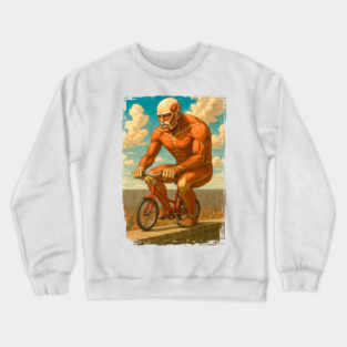 Titan on bike Crewneck Sweatshirt