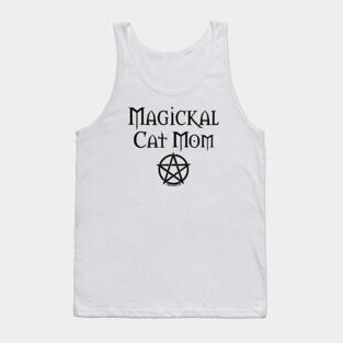 Magickal Cat Mom Wiccan Pagan Mother's Day Cheeky Witch® Tank Top