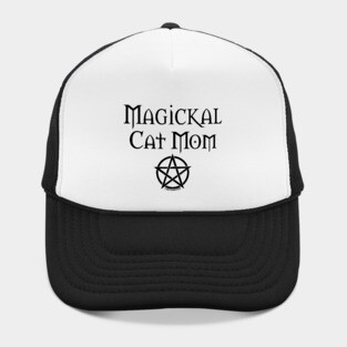 Magickal Cat Mom Wiccan Pagan Mother's Day Cheeky Witch® Hat