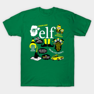 Christmas Elf: Buddy the Elf Quotes T-Shirt T-Shirt