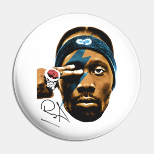 RZA Big Face Rapper Pin