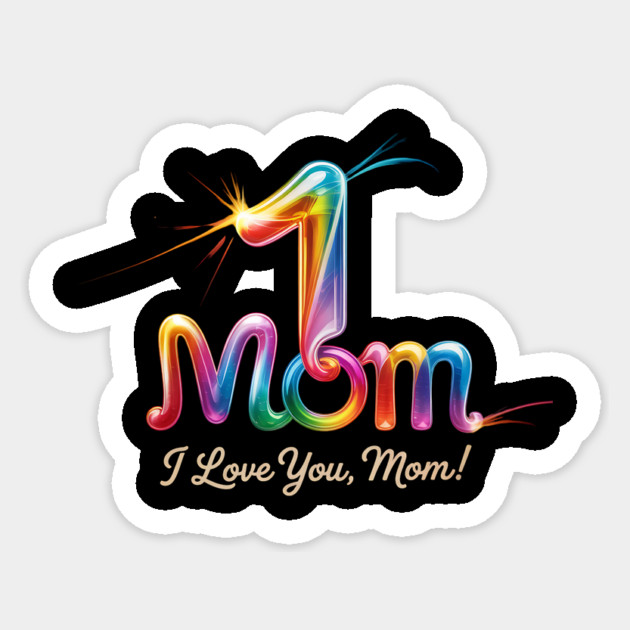 #1 Mom Sticker by BA